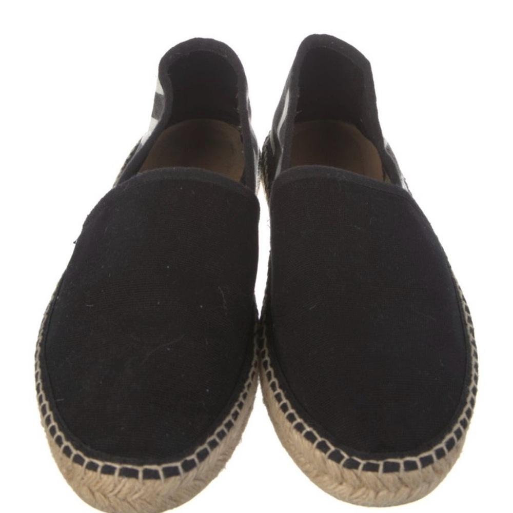 Off-White Black Espadrilles